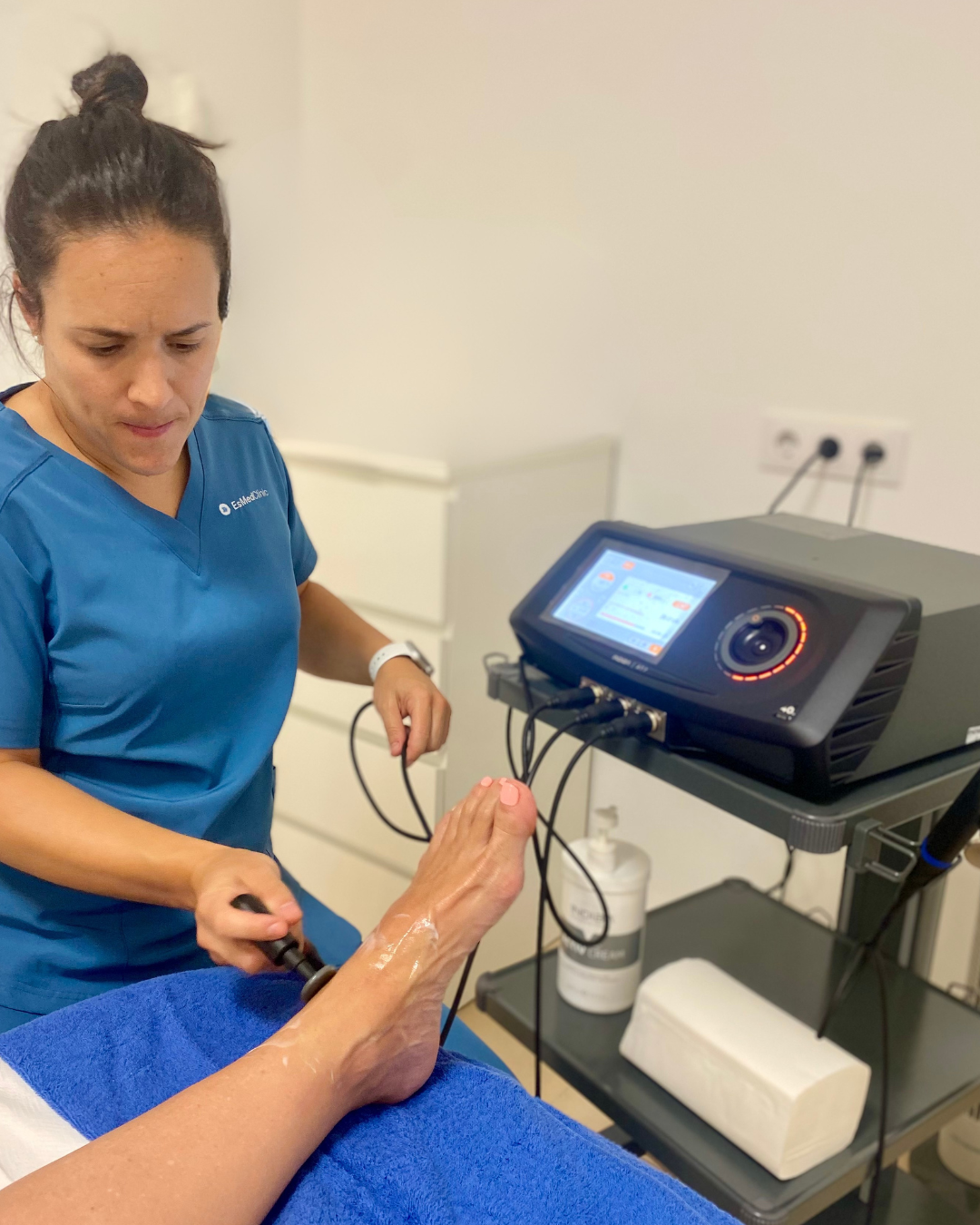 Pagina sobre nosotros. sección instalacione sy tecnología.Indiba